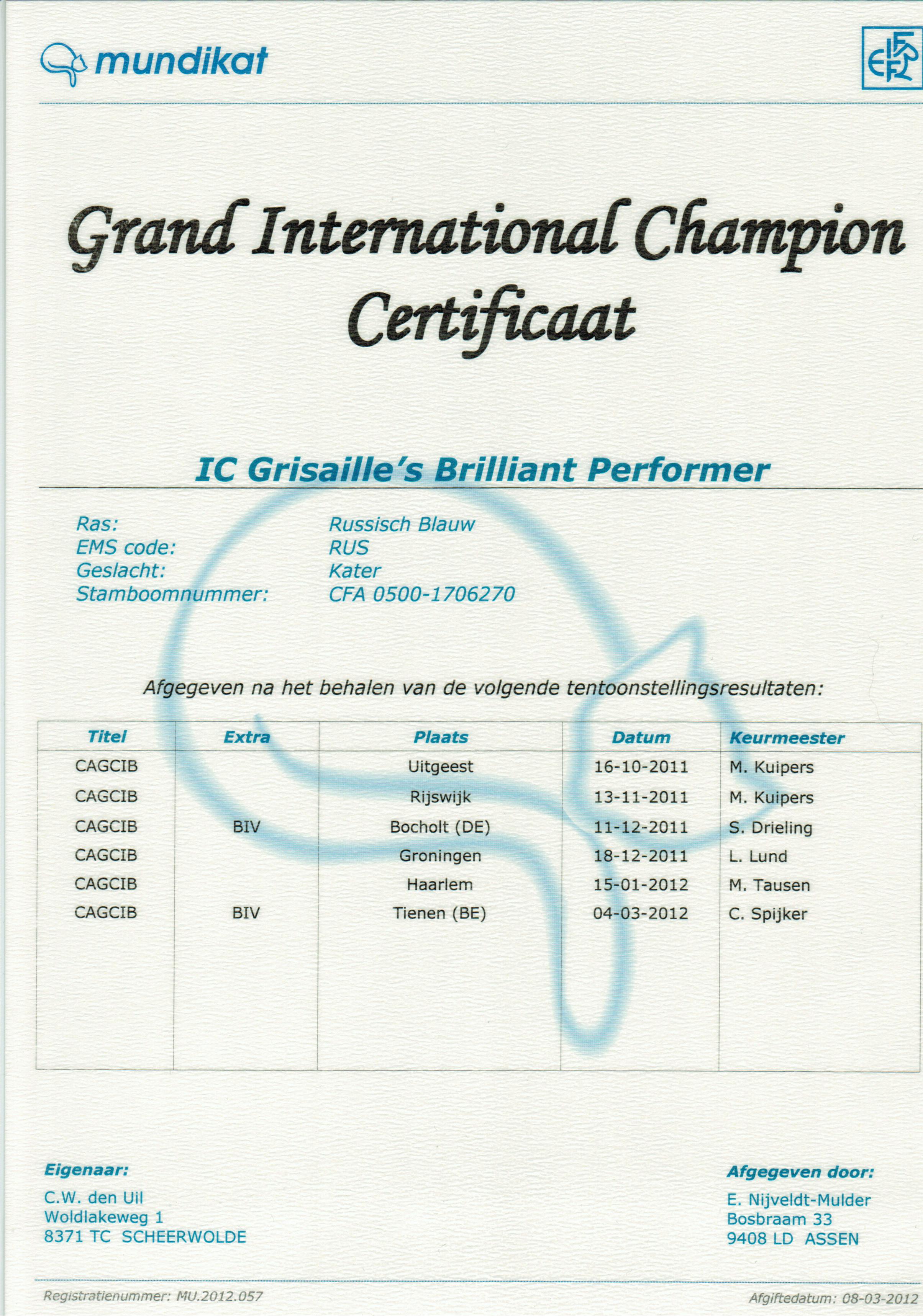 Grand International Champion certificaat Brilliant.jpg